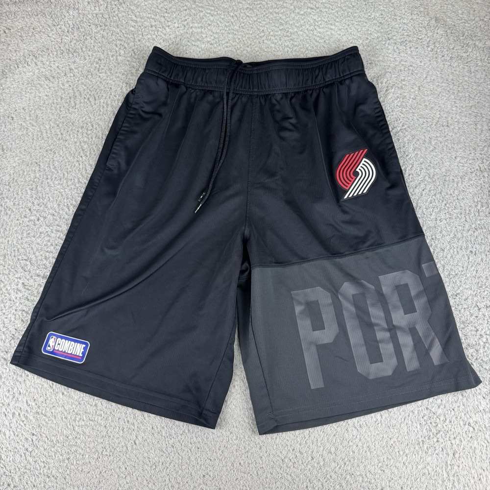 Portland Trailblazers NBA Under Armour Combine Practice Game Basketball Shorts L